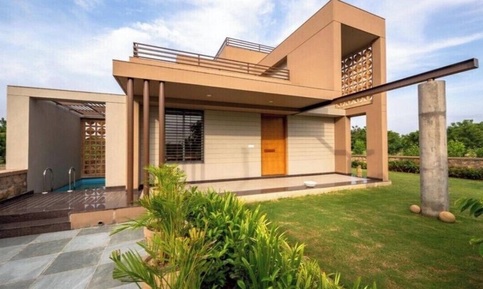 Sanand Villa | Family Home bungalow villa at Senic Green Resort