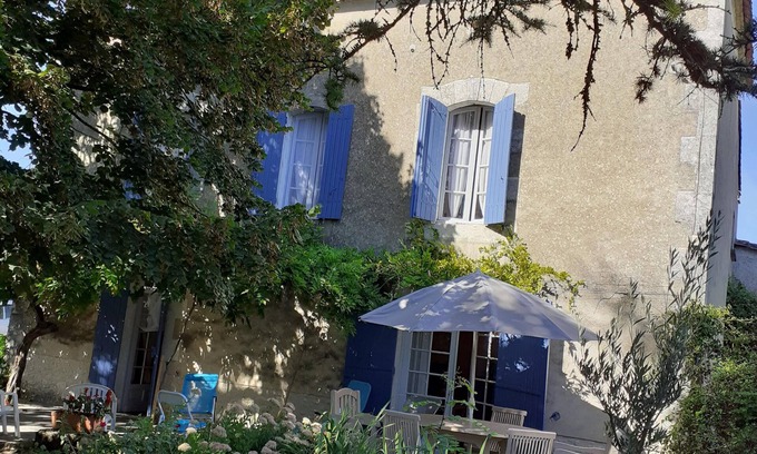 Eymet House | Family house 4 bedrooms, authentic, serenity, Périgord, inflatable pool