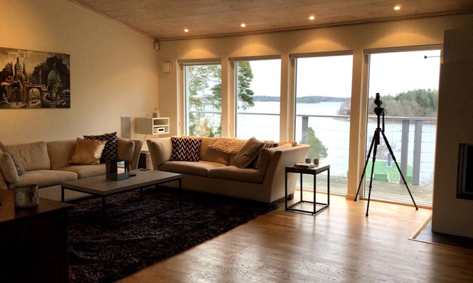 Ytterbystrand Villa | Family house with ocean view 30 min from Stockholm