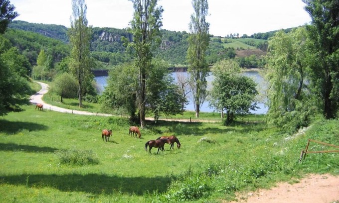 Mont-Roc Cottage | family living at the lake in a cottage in the horse farm