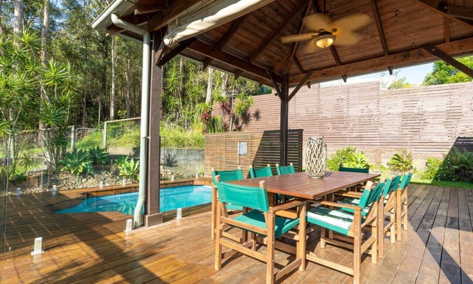 Buderim House | Family Oasis - Poolside Charm, BBQ & Entertainment