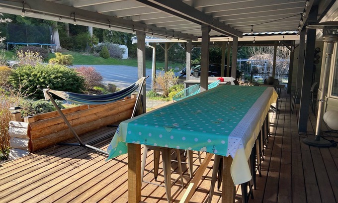 West Porpoise Bay House | Family/Pet-Friendly Waterfront Home with Beach Access, Fire Pit, Sleeps 14
