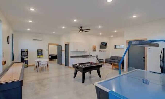 Seaview House | Family Retreat, Indoor Pickleball/Gym, 3 buildings