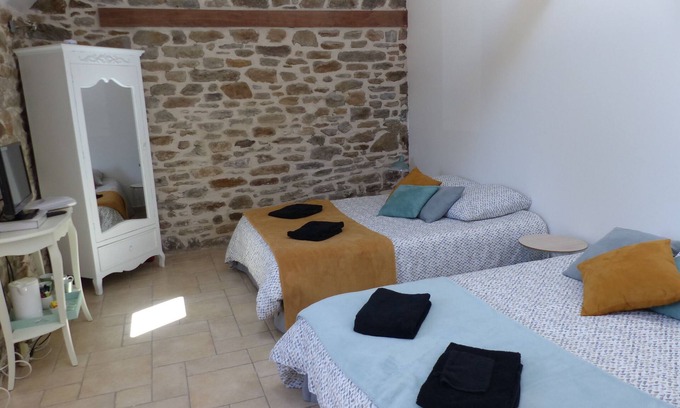 Plouer-sur-Rance House | Family room, 2 mins from the beach
