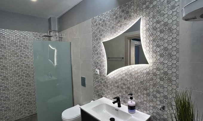 Drama Apartment | Family size apartment 45 sq.m, 5 min away fto the AGIA BARBARA springs
