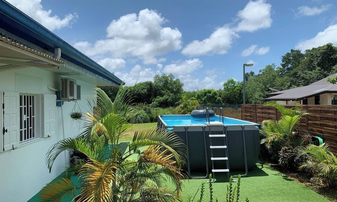 Montsinery-Tonnegrande House | Family vacation home, swimming pool, wifi, barbecue, parking, games