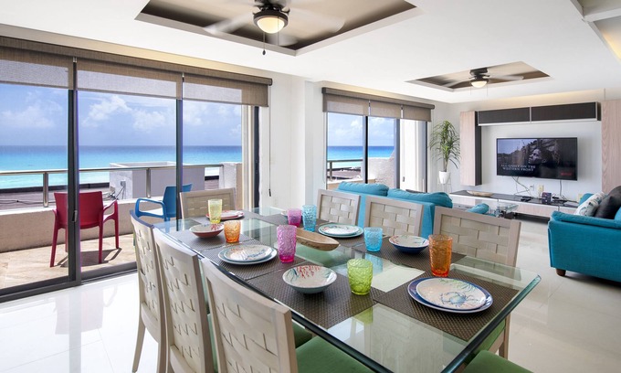 Zona Hotelera Apartment | Family Vacation Apartament ocean view