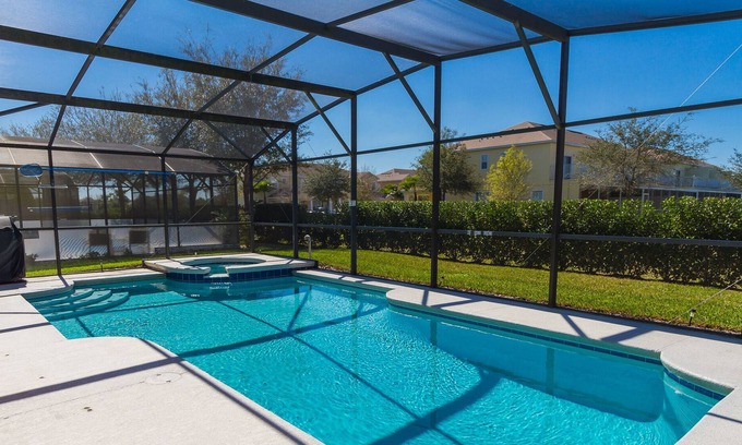 Silver Creek Villa | Family villa with South-facing Oversize Pool & Separate Spa