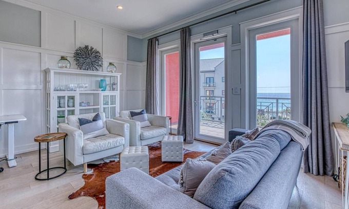Santa Rosa Beach Condo | FantaSea On 30A - Gulf view/Deeded Beach Access/3 Pools/End Unit