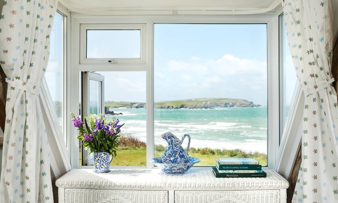 Trevone House | Fantastic Family Beach House, superb sea views & a stone's throw from the beach!