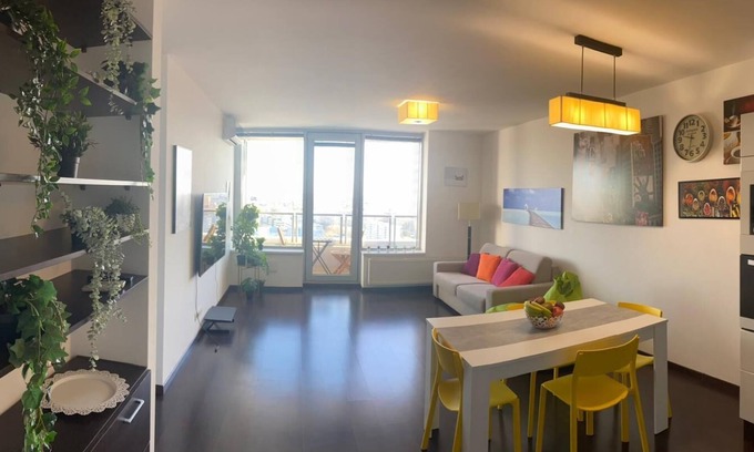 Ruzinov Apartment | Fantastic view from the 20th floor