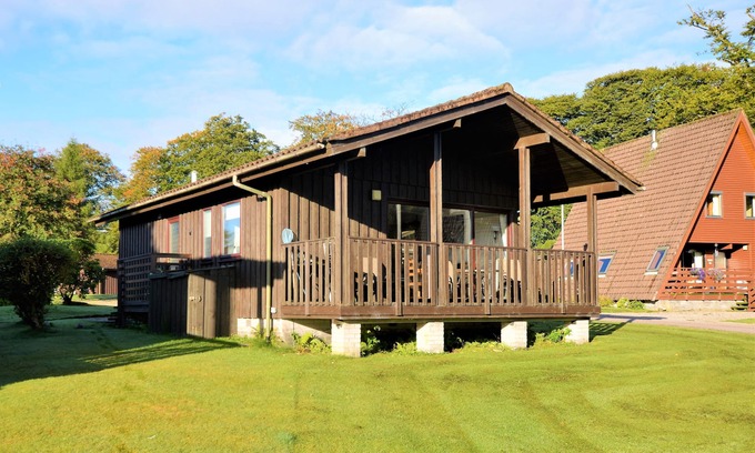 Colintraive Cabin | Fantasticprivate lodge in Hunters Quay Holiday Village, Dunoon, sleeping 4 persons