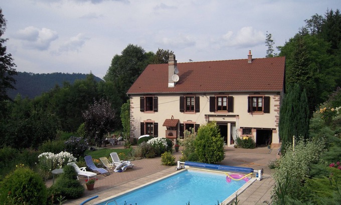 Senones House | Farm in the Vosges countryside, heated pool, on a 5000 sq.m property with trees