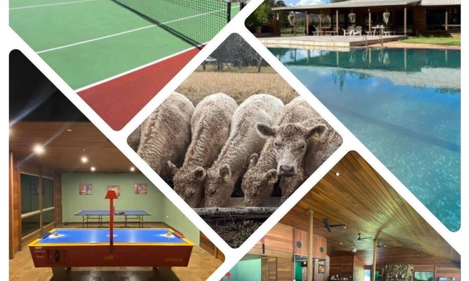 Boolambayte Cottage | Farm Stay With Shared Access to the Pool, Tennis Court, Entertainment/games Room