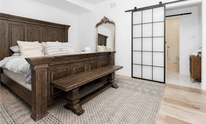 Kemble House | Farmhouse chic on Georgian Bluffs, where luxury meets comfort.