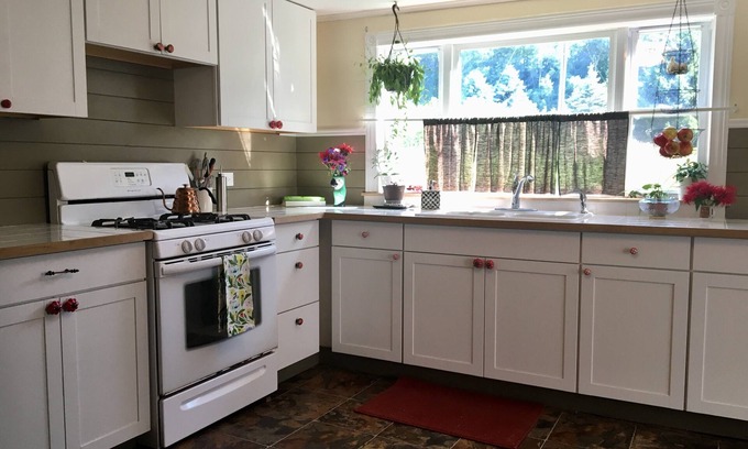Newfield House | Farmhouse Gem with Gardens, Waterfalls and Orchards
