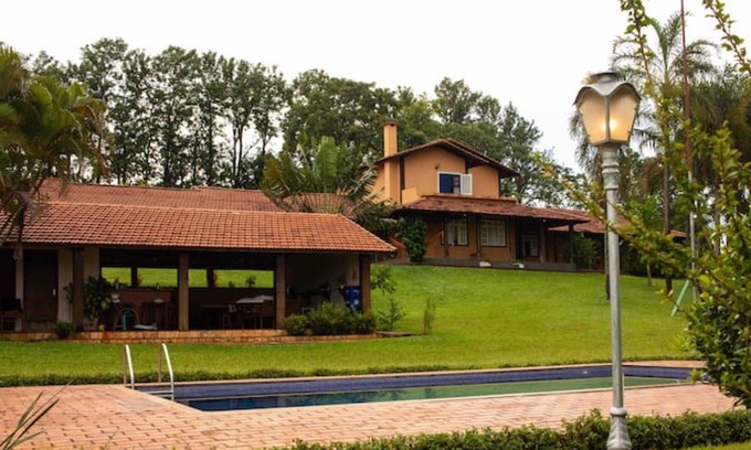 Espirito Santo do Turvo Cottage | Fazenda Sto Antônio-piscina, Quadra, Parque