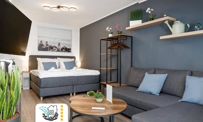 Ruhrort Apartment | Federnest: Luxus-studio Homeoffice 11 min Hbf
