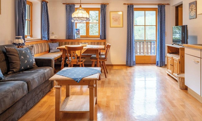 Ramsau bei Berchtesgaden Apartment | Ferienwohnung Steinberg, 1-3 Personen, 43 qm, Dusche/WC, Balkon, TV, 1 Schlafzimmer + 1 Wohnschlafzimmer, Nichtraucher