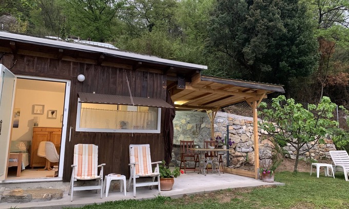 Kaluđerac Cabin | Ferienhäuschen mit Meerblick - Gartenhäuschen