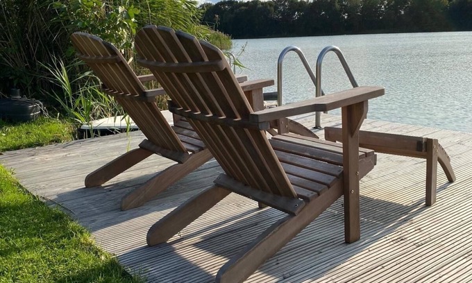 Barssel House | Ferienhaus am See mit Sauna