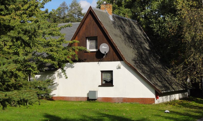 Burg-Dorf House | "Ferienhaus Antje" directly on the river, Spreewaldhof Schupan in Burg (Spreewald)