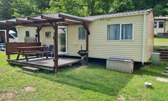 Urnshausen Other | Ferienhaus direkt am See Mobilheim am Schönsee
