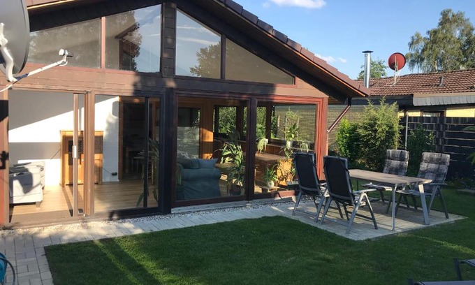 Haddorfer Seen House | Ferienhaus Garten Eden am Haddorfer See