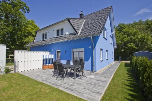 Juliusruh House | Ferienhaus Luna Haus - Terrasse, Garten, Sauna