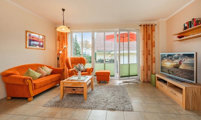 Korswandt House | "ferienhaus Sunshine" - Kamin und Infrarot-sauna