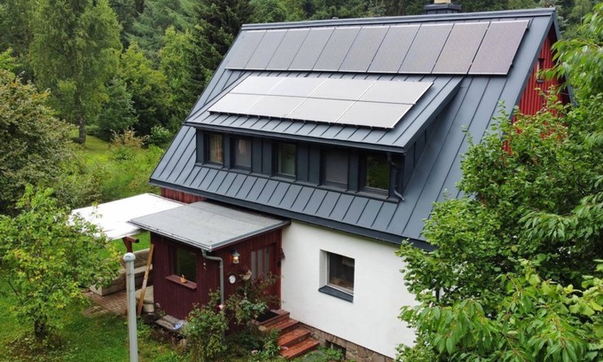 Altenberg House | Ferienhaus Waldhäus`l - Holiday home, shower and bathtub, 3 bedrooms