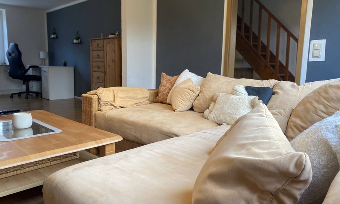 Wohlde House | Ferienhaus Zwischen Nord- und Ostsee Garten & Spielplatz mit 123 m²