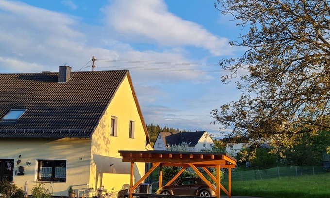 Oberhausen bei Kirn Apartment | Ferienwohnung Tine - Appartement/fewo, Dusche und Bad, WC, 1 Schlafraum