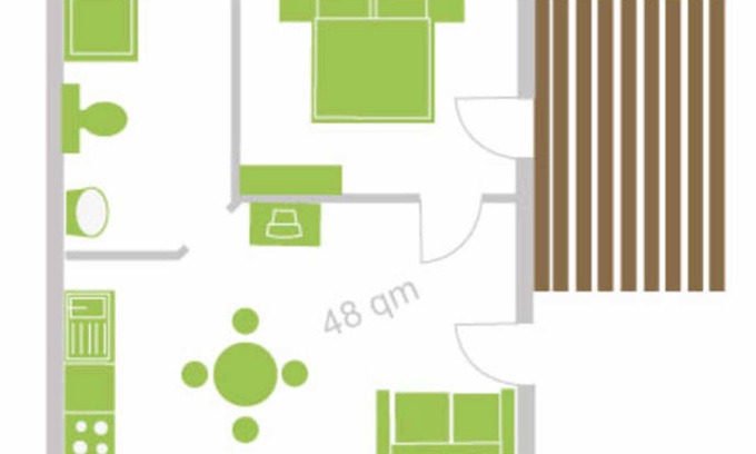 Weissenberg Apartment | Ferienwohnung 4 - 48qm - Weichaer Hof FBS Sonja Fritsch & Hagen Schmidt GbR