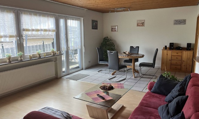 Plettenberg Apartment | Ferienwohnung an der Glocke, 74qm, Terrasse, 2 Schlafzimmer, max. 3 Personen