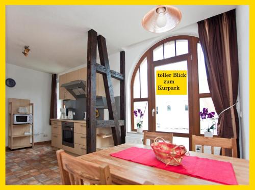 Bad Berka Apartment | Ferienwohnung Auszeit am Kurpark Bad Berka # Balkon # ruhige Lage # gratis Parkplatz & WLAN # Nähe Weimar # Weimarer Land