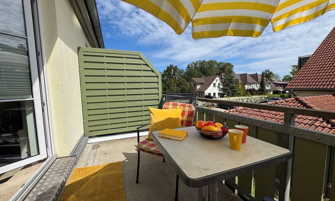 Ostseebad Wustrow Apartment | Ferienwohnung mit Balkon in Zentraler Lage