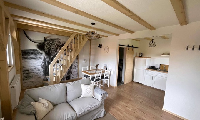 Herrischried Apartment | Ferienwohnung Hajü 50qm 2 Schlafzimmer für bis zu 4 Personen