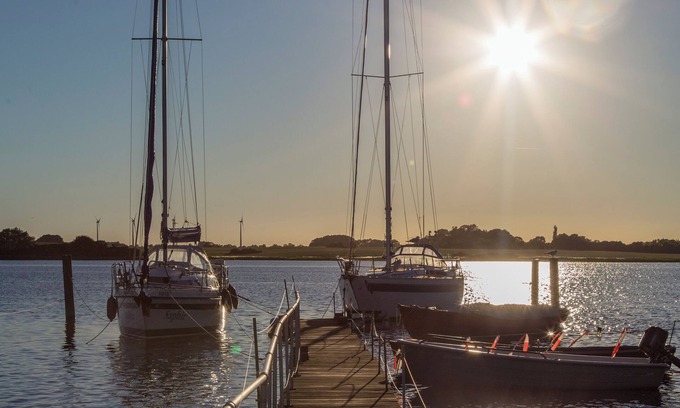 Maasholm Apartment | Ferienwohnung i. Traumlage Direkt a. d. Schlei i. Maasholm mit Terrasse/garten