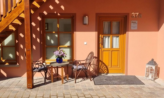 Abtweiler Apartment | Ferienwohnung "Im Hof" - Appartement/fewo, Dusche, WC, Wohn-/schlafraum