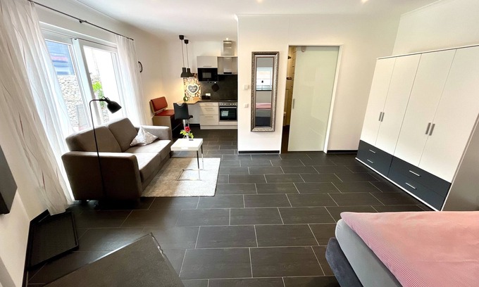 Lichtenfels Apartment | Ferienwohnung mit Ebenerdiger Südterrasse