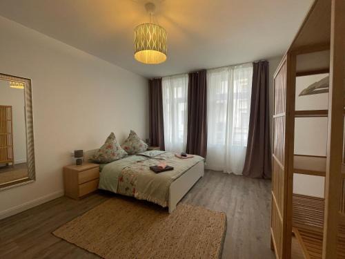 Schloßchemnitz Apartment | Ferienwohnung * Pension Luisengrün * Magenta TV Netflix 1Gb/s Internet WLAN/Wifi Waschmaschine