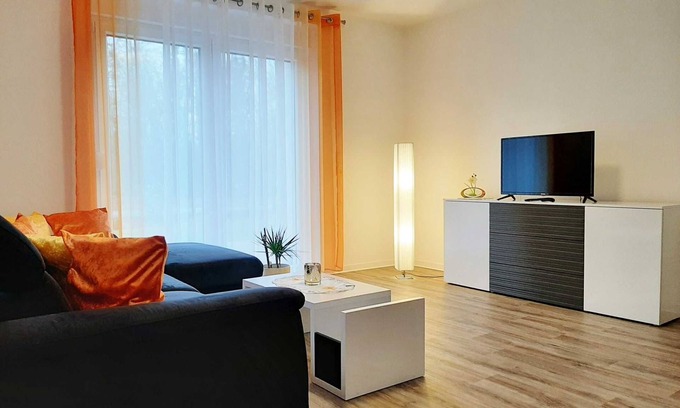 Lauta Apartment | Ferienwohnung Terrasse - Haus Waldidyll