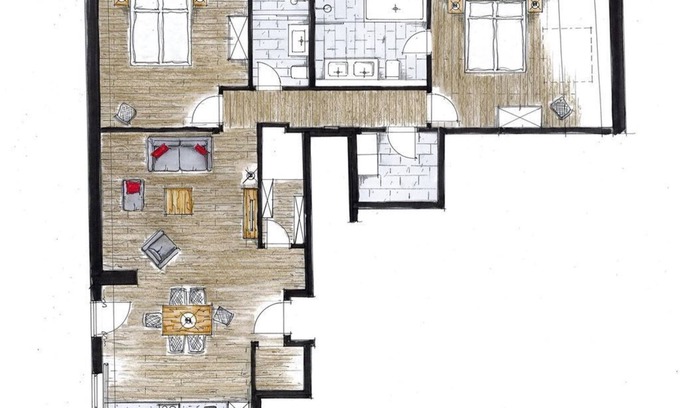 Unterammergau House | Ferienwohnung Vergissmeinnicht - Gasthof Stern