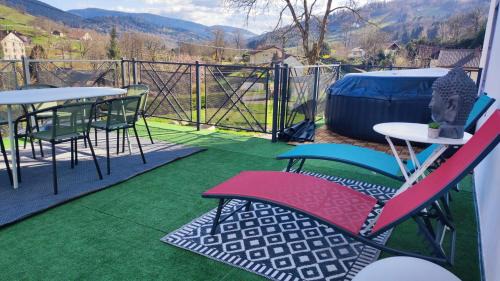 Cornimont Apartment | Ferme perce-neige sauna et jacuzzi