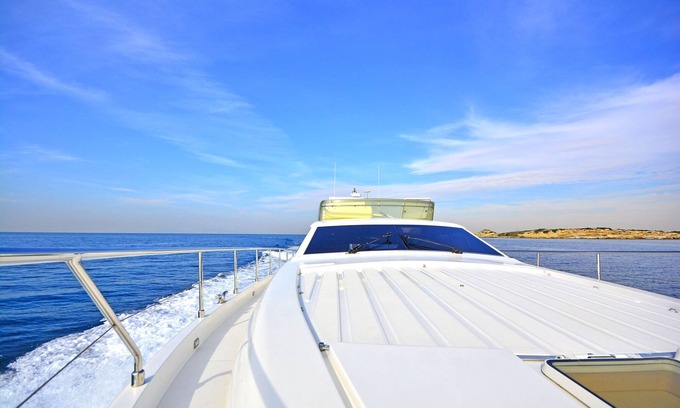 Astypalaia Boat Rental | Ferretti Yacht 19m, a Luxury Accommodation with Astypalea VIP Yachting