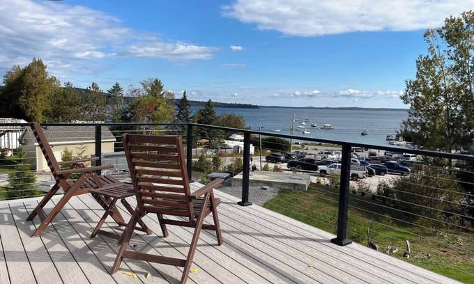 Lincolnville House | Ferry Cottage | Eco-Chic Escape, Ocean Views, Steps to Beach