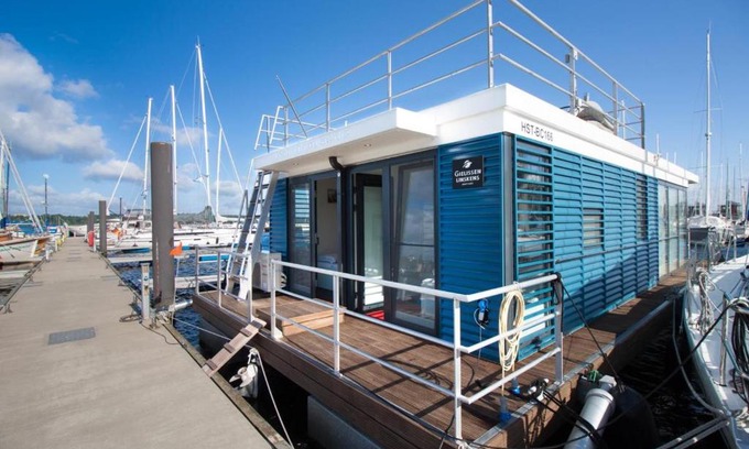 Murwik House | fewo1846 - Floatinghouse - Hausboot mit 2 Schlafzimmern in der Marina Sonwik