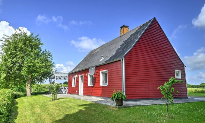Husby House | fewo1846 - Red House - fewo1846 - Red House - Holiday home with roofed terrace
