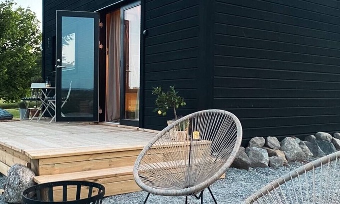 Orebro House | Field View Cabin - idyllic country setting outside of the city of Örebro.